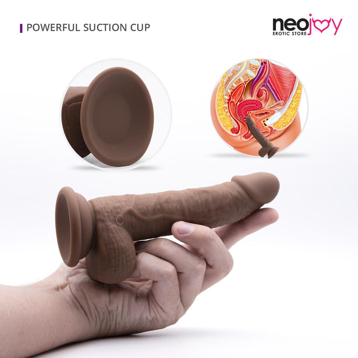 Neojoy €“ Haut hnlicher Vibrationsliebhaber (Braun) - lucidtoys.de Dildos