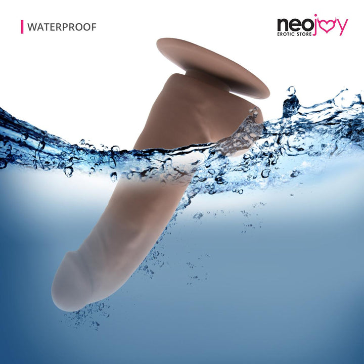 Neojoy - Real-Feel Silikon Dong (Braun) - lucidtoys.de Dildos