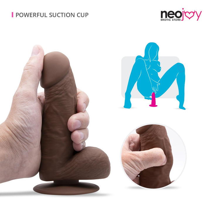 Neojoy - Fill-up Dildo (Braun) - lucidtoys.de Dildos