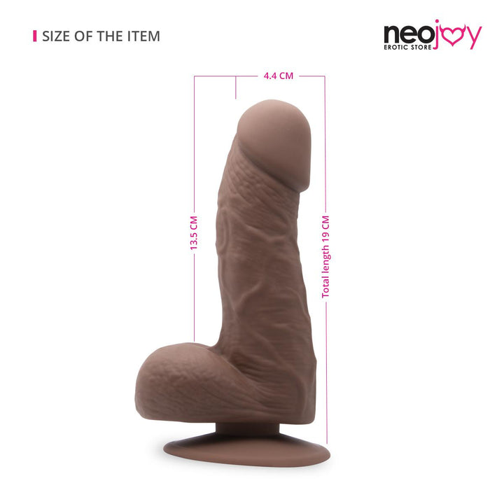Neojoy - Fill-up Dildo (Braun) - lucidtoys.de Dildos