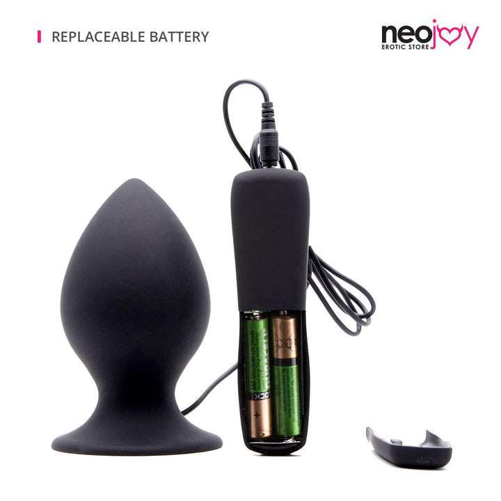 Neojoy - Big Boy Vibrierender Analplug (Schwarz) - lucidtoys.de Butt Plugs