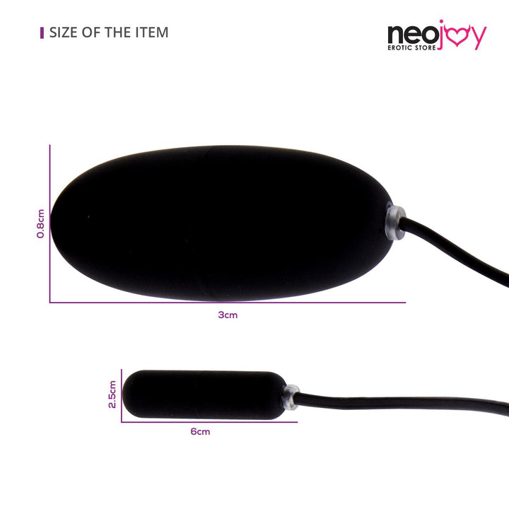 Neojoy - Bullet Egg Vibes (Schwarz) - lucidtoys.de Klitoris Vibratoren