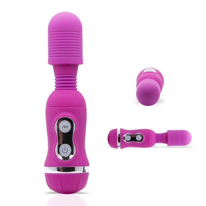 Neojoy 18 Mini Magic vibrierender Stab - Kraftvoller Massage Vibrator für G-Punkt und Klitoris Stimulation - Soft Masturbator für Frauen - Sexspielzeug für Erwachsene
