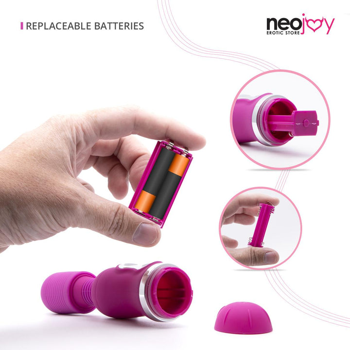 Neojoy - 18 Mini Zauberstab (Lila) - lucidtoys.de Stab-Vibratoren