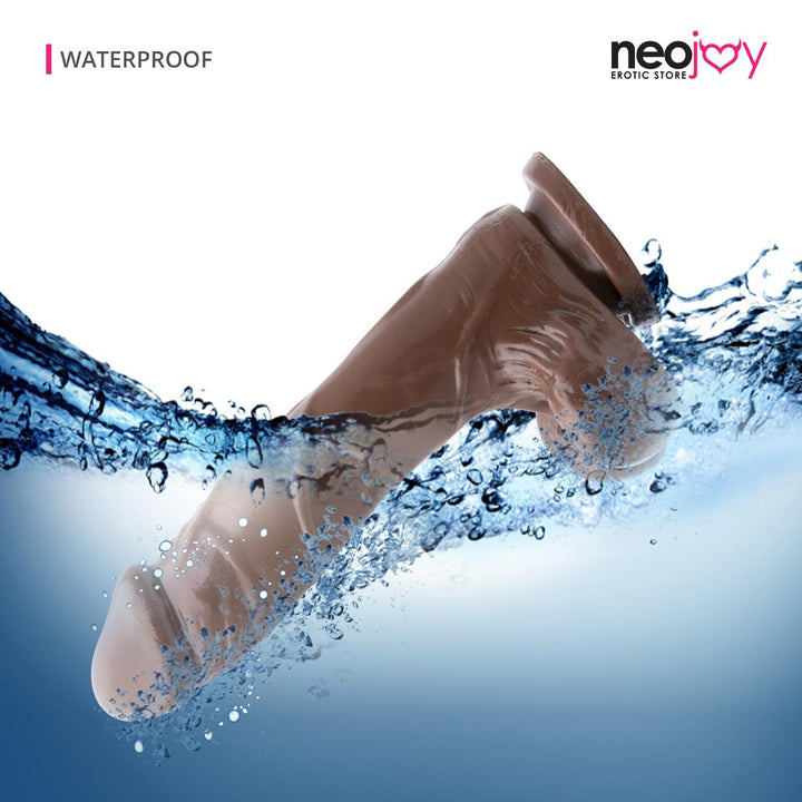 Neojoy - 9 "Pure Joy Dildo (Braun) - lucidtoys.de Dildos