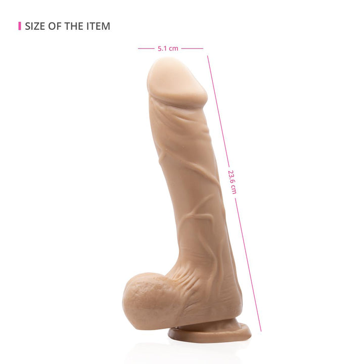Neojoy - 10 Vibes Realistische Dong (Hautfarben) - lucidtoys.de Dildos