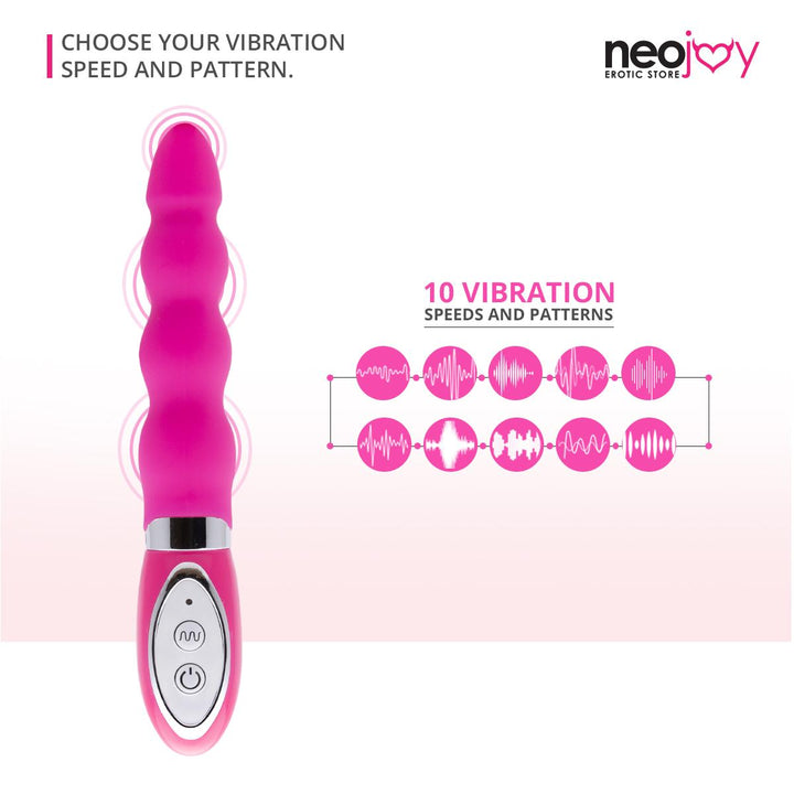 Neojoy - Glatte Perlen Vibe (Rosa) - lucidtoys.de G-Punkt-Vibratoren