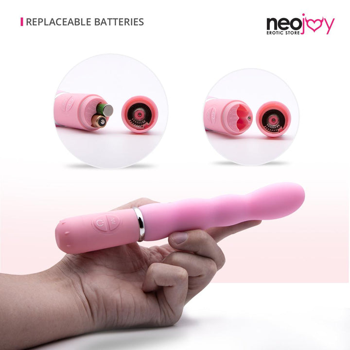 Neojoy - Smooth Vibes G-Punkt Dildo (Rosa) - lucidtoys.de G-Punkt-Vibratoren