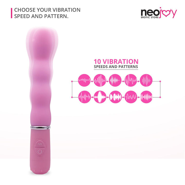 Neojoy - Smooth Vibes G-Punkt Dildo (Rosa) - lucidtoys.de G-Punkt-Vibratoren