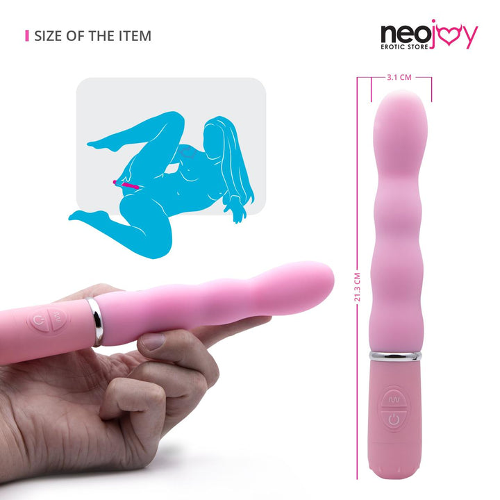 Neojoy - Smooth Vibes G-Punkt Dildo (Rosa) - lucidtoys.de G-Punkt-Vibratoren