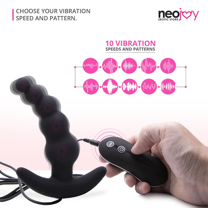 Neojoy - Prostata Beads Vibe (Schwarz) - lucidtoys.de Prostata-Massagegeräte