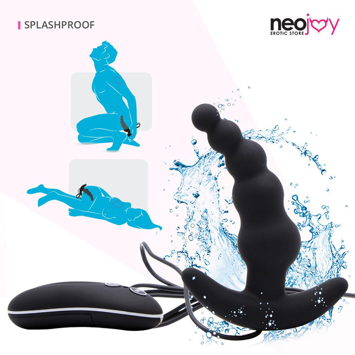 Neojoy - Prostata Beads Vibe (Schwarz) - lucidtoys.de Prostata-Massagegeräte