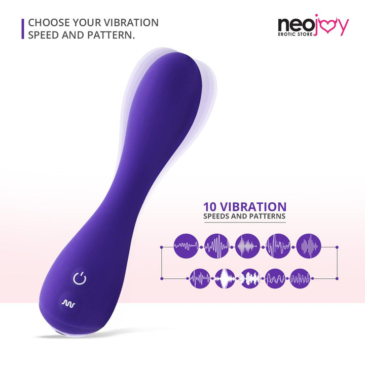 Neojoy - 10 G-Vibe Liebhaber (Lila) - lucidtoys.de G-Punkt-Vibratoren