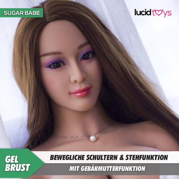 Neodoll Sugar Babe - Sandy - Realistische Sexpuppe - Gel Brust - Uterus - 153cm - Weizen