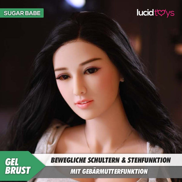 Neodoll Sugar Babe - Serene - Realistische Sexpuppe - Gel-Brust - Uterus - 161cm - Natürlich