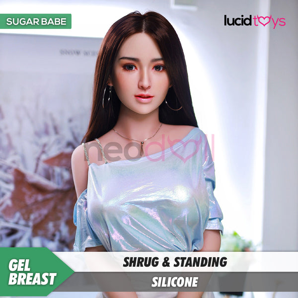 Neodoll Sugar Babe - Isabelle - Silikon TPE Hybrid Sexpuppe - Gel Brust - 161cm - Silikonfarbe