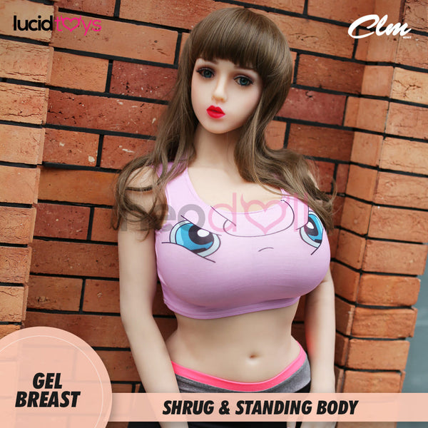 Climax Doll - Kendall - Realistische Sexpuppe - Gel Brust - Fetter Körper - 160cm - Weiß