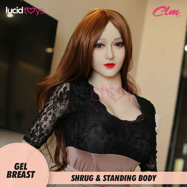Climax Doll - Kali - Realistische Sexpuppe - Gel Brust - Fetter Körper - 160cm - Weiß