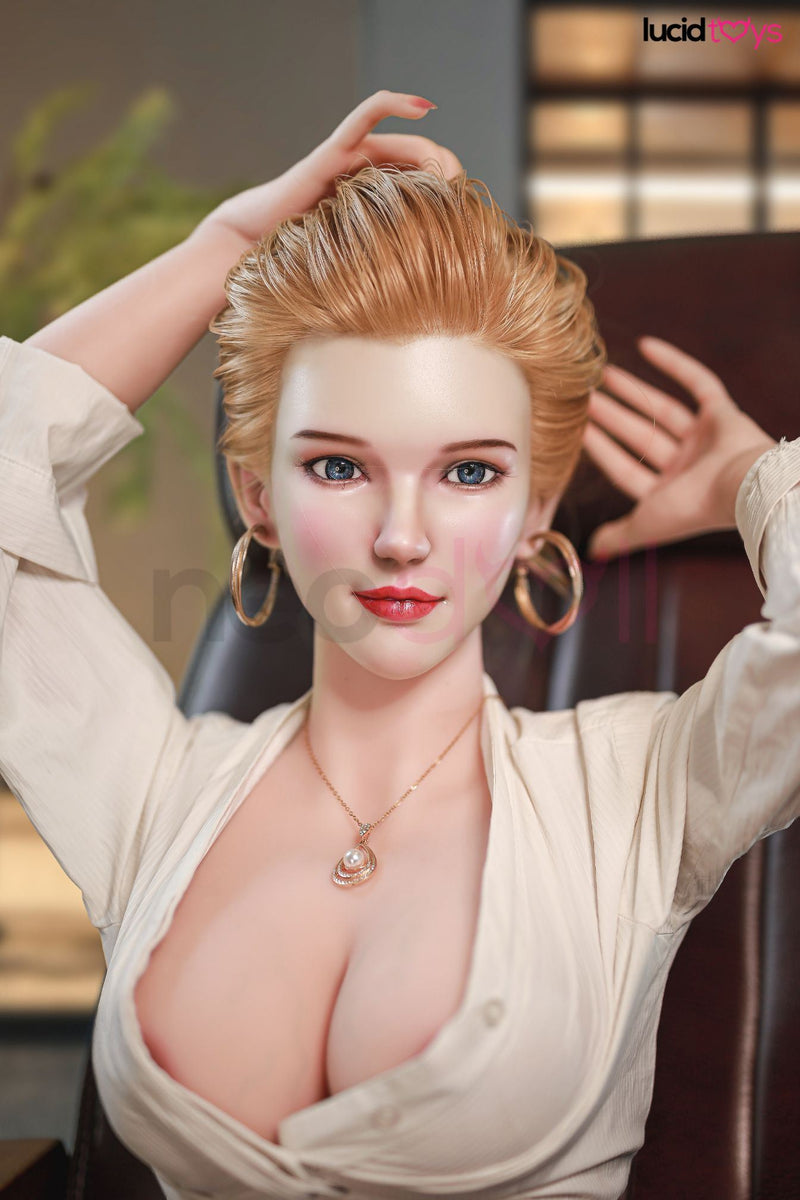Neodoll Sugar Babe - Marilyn- Silikon-Sexpuppenkopf - Silikonfarbe video