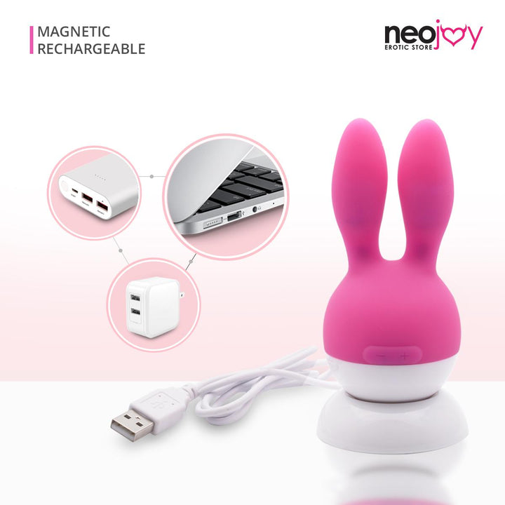 Neojoy Nip-Clit 7 Speed - Pink | 7 Funktionen Vibrator Massagegerät | Magnetisch Wiederaufladbar | Nippel und Klitorisspielzeug für Frauen | Sexspielzeug - lucidtoys.de Not Classified