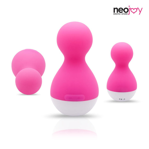 NeoJoy 7 Funktionen Brust-Klitoris-Stimulator- Rosa | Magnetisch Wiederaufladbar | Silikon Massagegerät | Vibrator | Dildo | Sexspielzeug