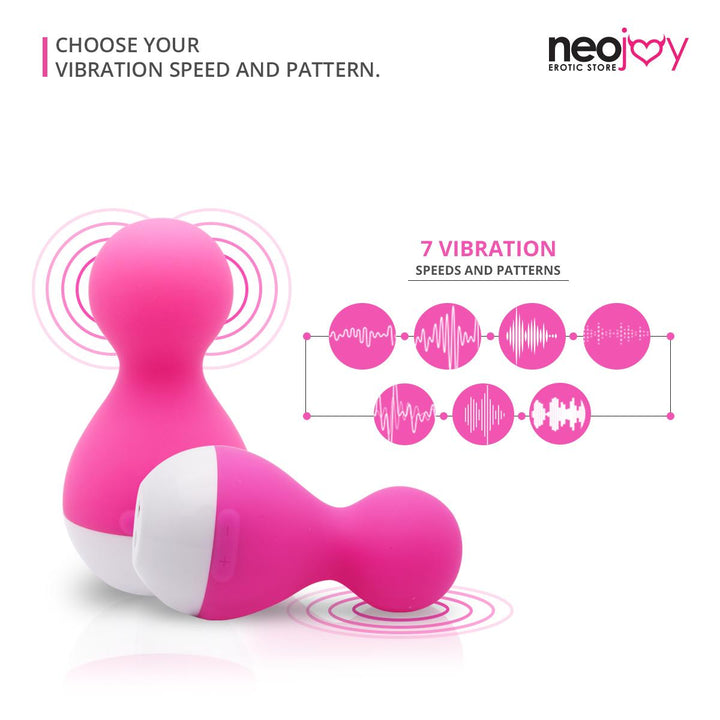 NeoJoy 7 Funktionen Brust-Klitoris-Stimulator- Rosa | Magnetisch Wiederaufladbar | Silikon Massagegerät | Vibrator | Dildo | Sexspielzeug - lucidtoys.de Not Classified