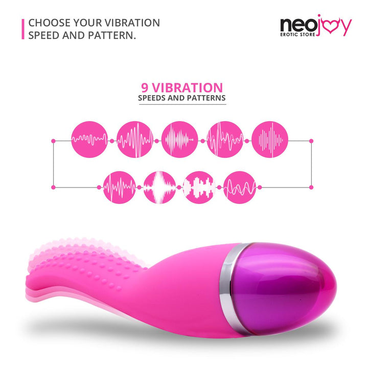 NeoJoy Klitorale Touch - Pink | 9 Funktionen klitorale Stimulator | USB Wiederaufladbar Massagegerät | Klitoris, Brust und Vagina Stimulation | Dildo | Sexspielzeug - lucidtoys.de Not Classified