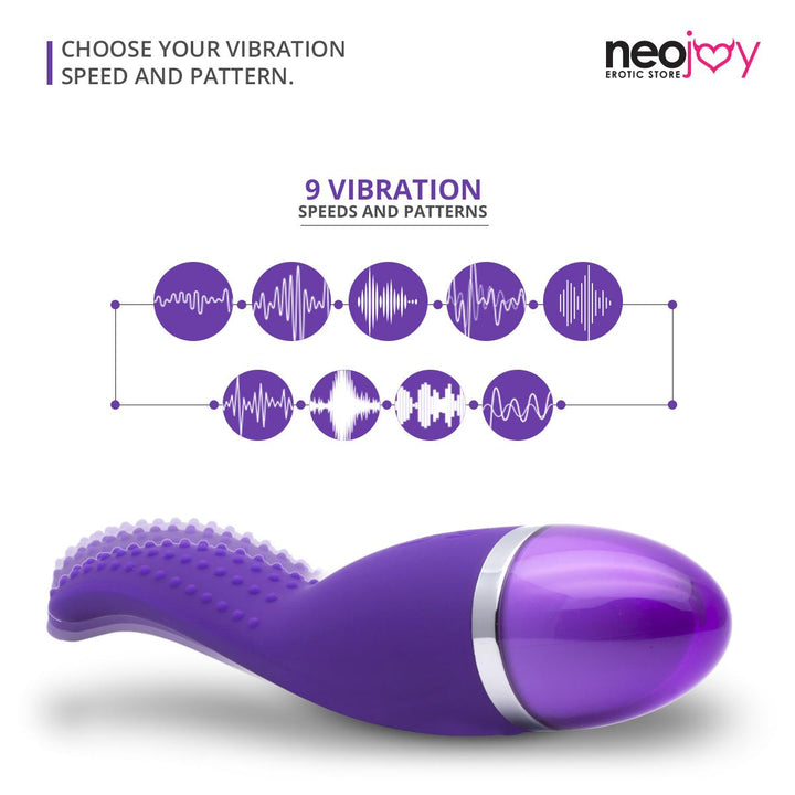 NeoJoy Klitorale Touch - Lila | 9 Funktionen klitorale Stimulator | USB Wiederaufladbar Massagegerät | Klitoris, Brust und Vagina Stimulation | Dildo | Sexspielzeug - lucidtoys.de Not Classified