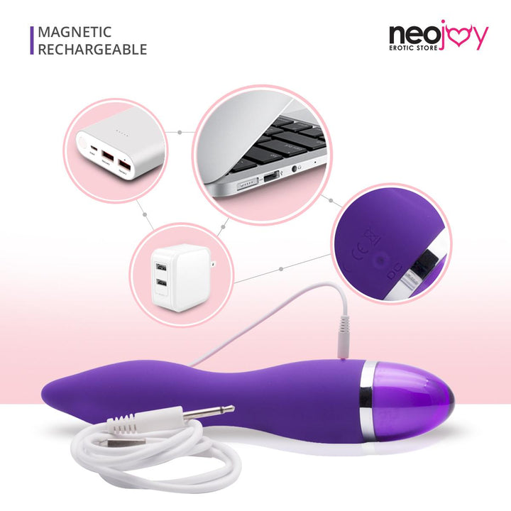 NeoJoy 9 Funktionen Vibrator -Lila | Wasserdicht Silikon Vibrationsmassagegerät für vaginale und klitorale Stimulation | USB Wiederaufladbar | Vibrator | Dildo | Sexspielzeug - lucidtoys.de Not Classified