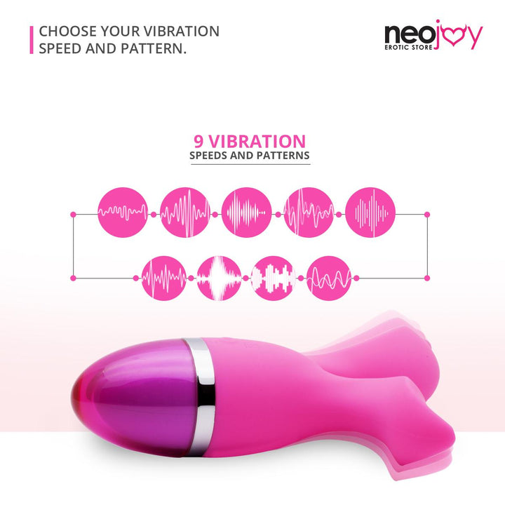 NeoJoy Double Pleasure - Pink | 9 Funktionen Silikon Vibrationsmassagegerät für G-Punkt, vaginale und klitorale Stimulation| USB Wiederaufladbar | Vibrator | Dildo | Sexspielzeug - lucidtoys.de Not Classified