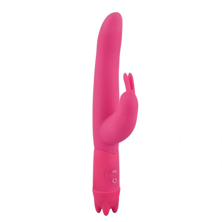 Neojoy Rabbit Vibe Stick Pink - Doppelte Stimulation - 10 Geschwindigkeiten und Muster Rasender Rabbit Masturbator - G-Punkt und Klitoris Vibrator - Sex-Spielzeug für Frauen - lucidtoys.de Rabbit Vibratoren