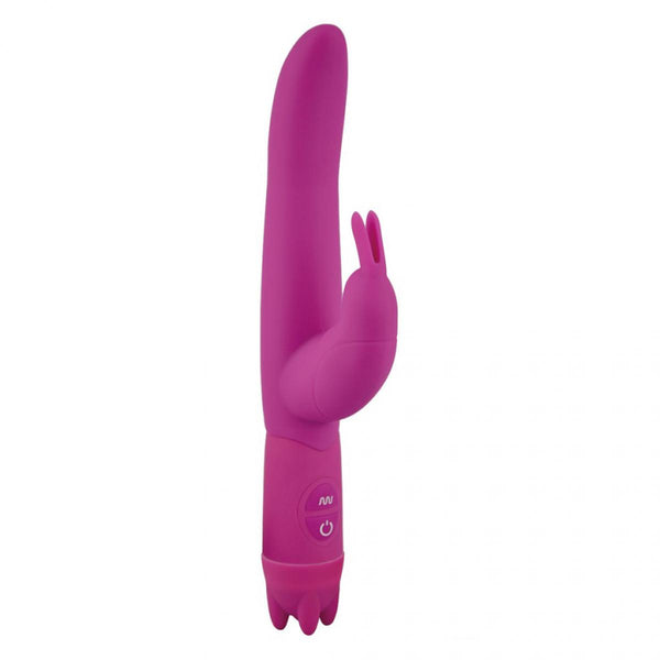Neojoy Rabbit Vibe Stick Lila - Doppelte Stimulation - 10 Geschwindigkeiten und Muster Rasender Rabbit Masturbator - G-Punkt und Klitoris Vibrator - Sex-Spielzeug für Frauen