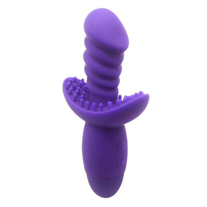 Neojoy Silikon Twist Lila - G-Punkt Dildo Vibrator - Klitoris Stimulation - 10 Funktionen - Wasserdichte Silikon Masturbator - Sex-Spielzeug für Frauen - lucidtoys.de G-Punkt-Vibratoren