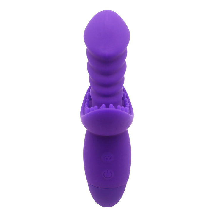 Neojoy Silikon Twist Lila - G-Punkt Dildo Vibrator - Klitoris Stimulation - 10 Funktionen - Wasserdichte Silikon Masturbator - Sex-Spielzeug für Frauen - lucidtoys.de G-Punkt-Vibratoren