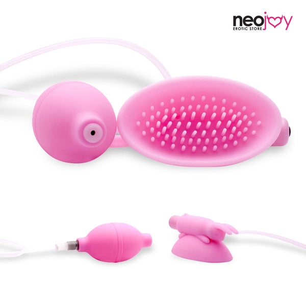 Neojoy Vibrierende Vaginapumpe - 10 Geschwindigkeiten Clitoral Stimulator - Silikon Klitoris Vibrator - Sex-Spielzeug für Frauen - Sex Masturbator