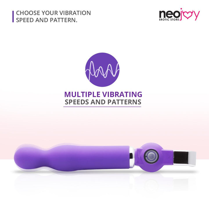 Neojoy 20 Funktionen G-vibe Lila - Silikon Zauberstab Massager - USB Wiederaufladbare G-Punkt Vibrator - Klitoris Stimulation Masturbator - Sex-Spielzeug für die Frau - lucidtoys.de G-Punkt-Vibratoren