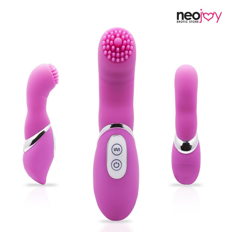 Neojoy G-Punkt 10- Vibrationsfunktionen Silikon-Klitoris-Stimulator - Rosa video