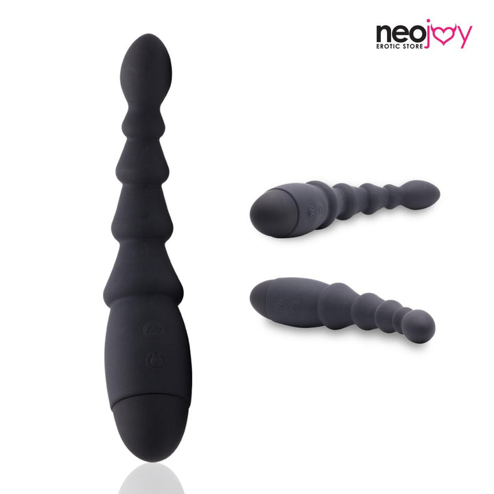 Neojoy Silikon Schlanker Perlen Prober - Flexible Analkugeln - Butt Plug für Anfänger - Anal Prober - Prostata Massager - Wasserdichtes Sexspielzeug