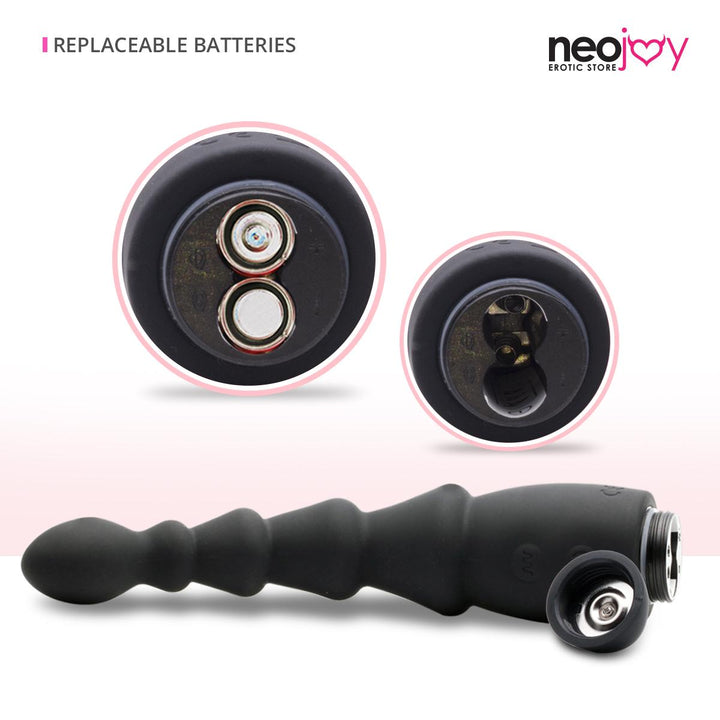 Neojoy Silikon Schlanker Perlen Prober - Flexible Analkugeln - Butt Plug für Anfänger - Anal Prober - Prostata Massager - Wasserdichtes Sexspielzeug - lucidtoys.de Anale Perlen