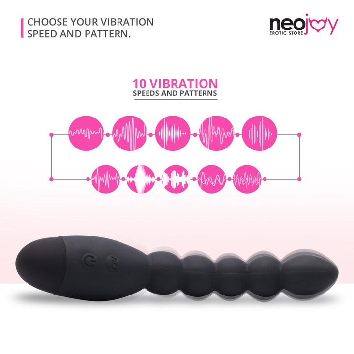 Neojoy Silikon Perlen Prober - Flexible Analkugeln - Butt Plug für Anfänger - Anal Prober - Prostata Massager - Wasserdichtes Sexspielzeug - lucidtoys.de Anale Perlen