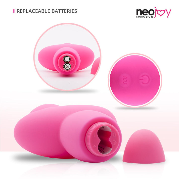 Neojoy Silikon Twist Pink - G-Punkt Dildo Vibrator - Klitoris Stimulation - 10 Funktionen - Wasserdichte Silikon Masturbator - Sex-Spielzeug für Frauen - lucidtoys.de G-Punkt-Vibratoren