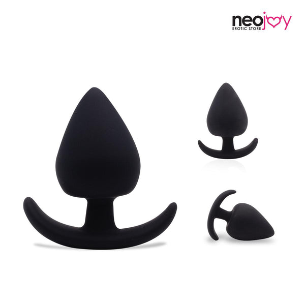 Neojoy Schlanker Anfänger Anal Plug - Weicher Silikon Prober zur analen Stimulation und Prostata Massage - Wasserdichter Unisex Anal P-Punkt Prober für Fortgeschrittene - langes Modell - Sexspielzeug für Erwachsene