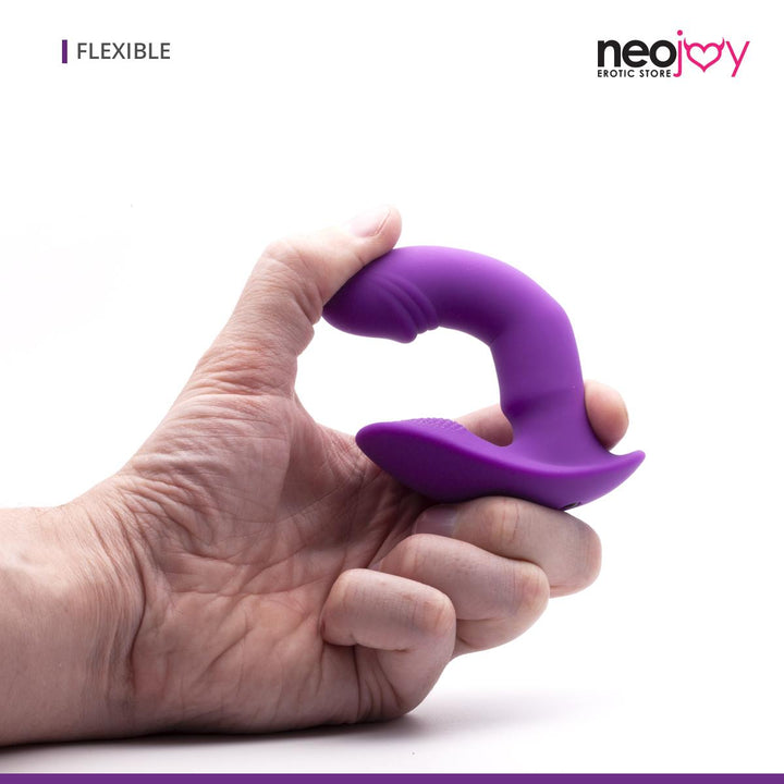 Neojoy Vibrating P-Punkt Massager - G-Punkt und Prostata Massager, mit Klitoris Ticklern - Realistische Form und Eichelspitze - Anal Dildo prober - Unisex - Sexspielzeug für Erwachsene - lucidtoys.de Prostata-Massagegeräte