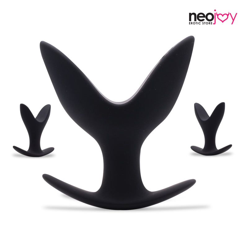 Neojoy Super erweiterbarer Silikon-Analplug - Groß video