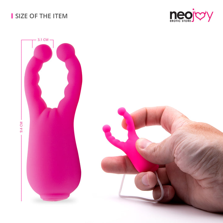 Neojoy Multi-Vibes Pink Stimulator Nippel - Klitoris Vibrator - Kleiner Silikon Massager für Anfänger - lucidtoys.de Klitoris Vibratoren