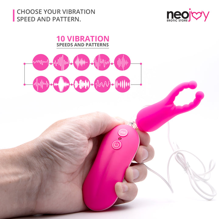 Neojoy Multi-Vibes Pink Stimulator Nippel - Klitoris Vibrator - Kleiner Silikon Massager für Anfänger - lucidtoys.de Klitoris Vibratoren