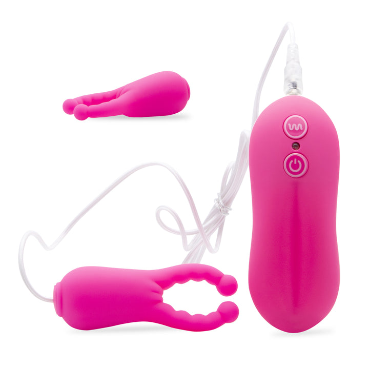 Neojoy Multi-Vibes Pink Stimulator Nippel - Klitoris Vibrator - Kleiner Silikon Massager für Anfänger - Weiches und flexibles Sexspielzeug für Frauen mit Fernbedienung