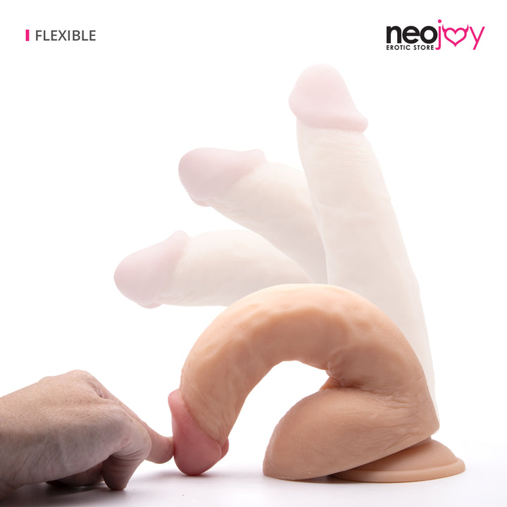Neojoy 25,4cm Silent Lover - Hautfarben - Realistischer Dildo - lucidtoys.de Dildos