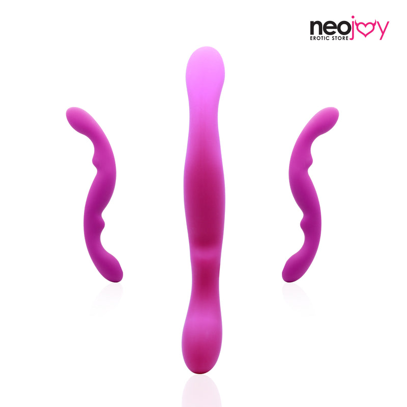 Neojoy Silikon-Doppeldildo Rosa video