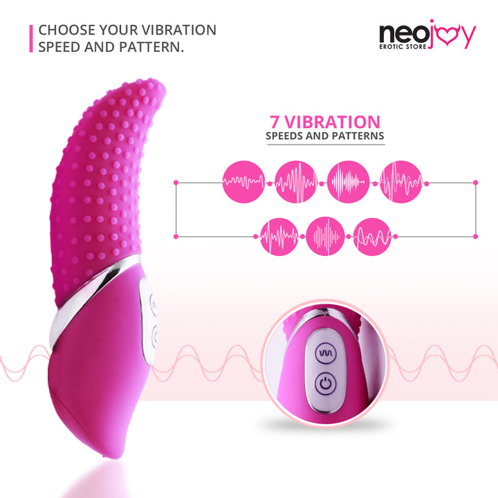 Neojoy Tongue Vibe - Silikon G-Punkt Klitoris Stimulator - lucidtoys.de Klitoris Vibratoren